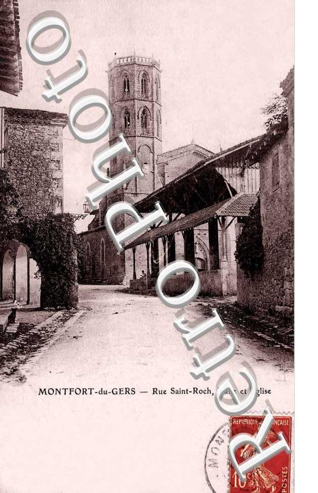 Rue Saint Roch Halle et eglise