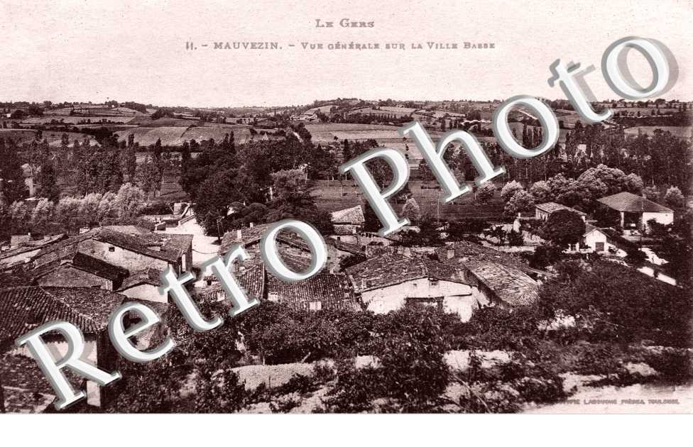 vue generale sur la ville basse