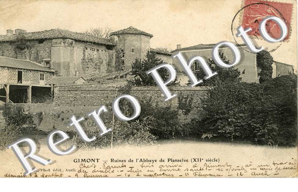 ruines de l' abbaye de Planselve