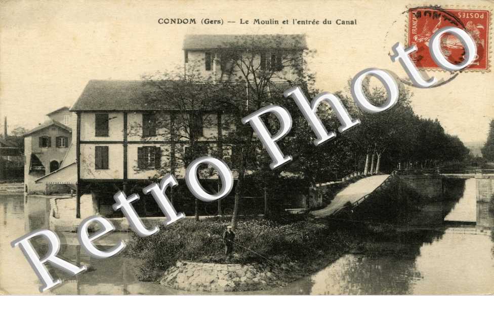 le moulin et l'entree du Canal