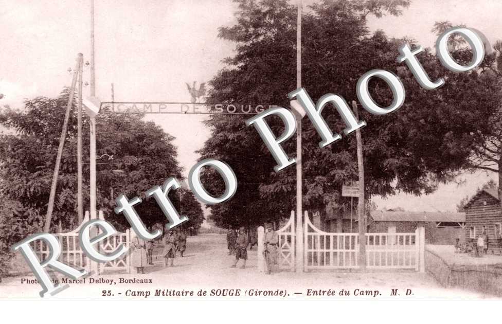 Entree du camp - camp de Souges