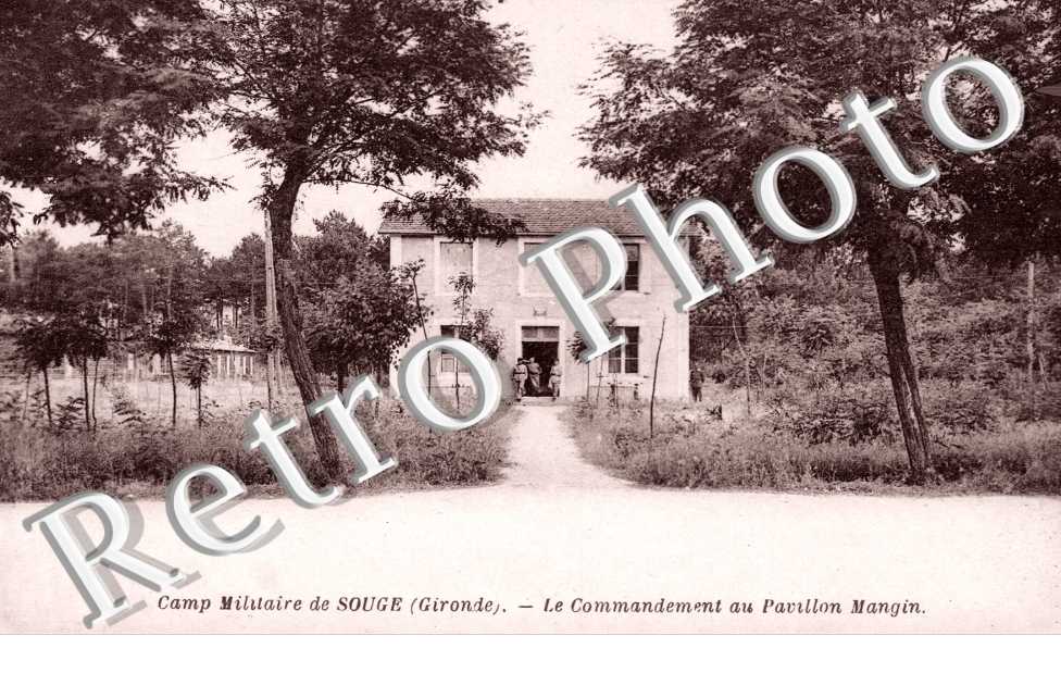 camp militaire de Souge - le commandement au pavillon Mangin