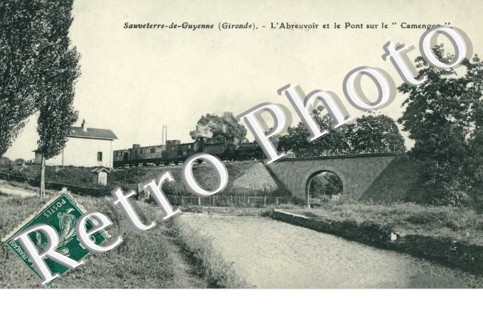 Abreuvoir et le Pont sur le Camengon