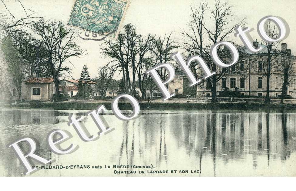 Chateau de Laprade et son lac