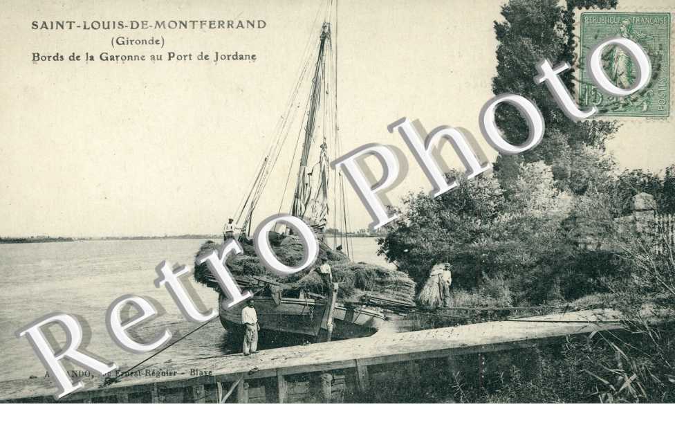 Bords de la Garonne au port de Jordane
