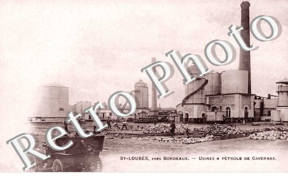 Usines a petrole de Cavernes