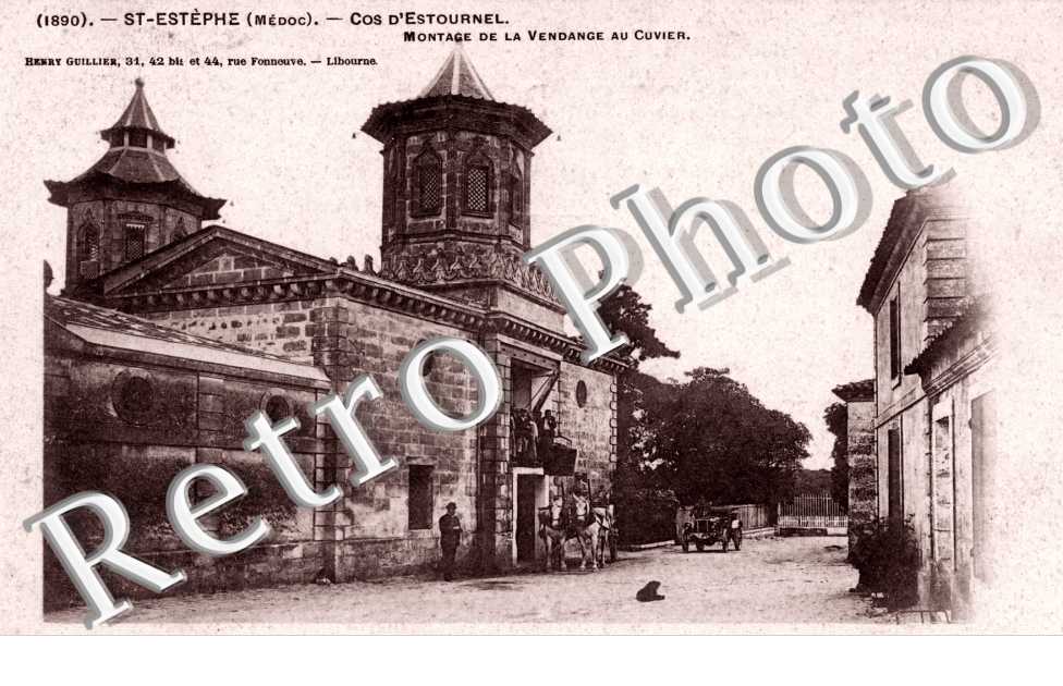 Cos d'Estournel, Montage de la Vendange au Cuvier