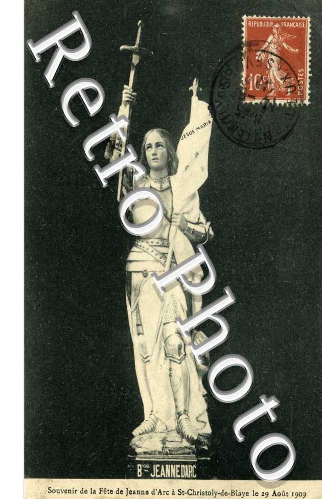 SOUVENIR De la fete de Jeanne d'Arc le 29 aout 1909