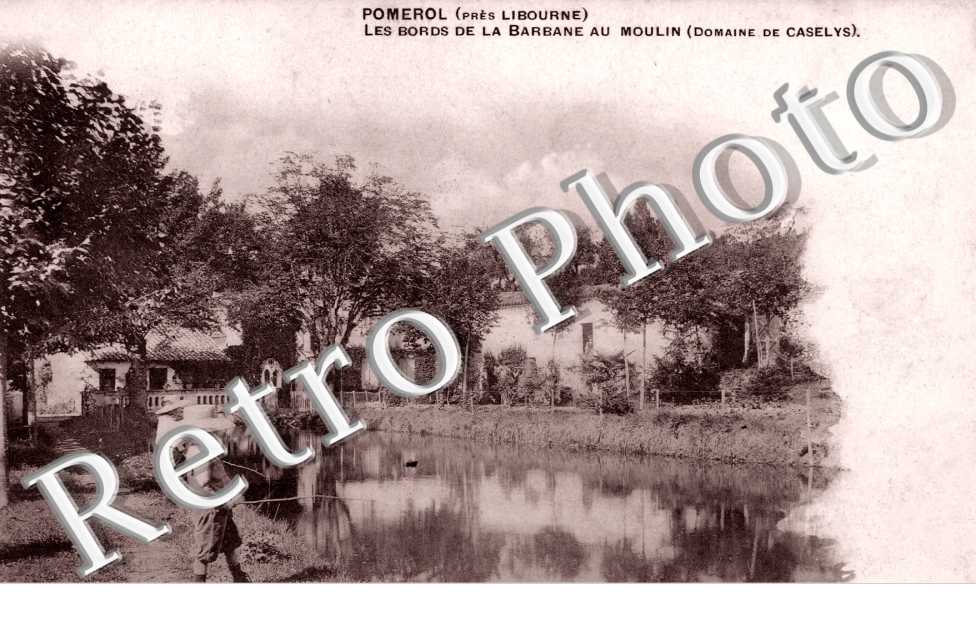 Bords de la Barbane au moulin