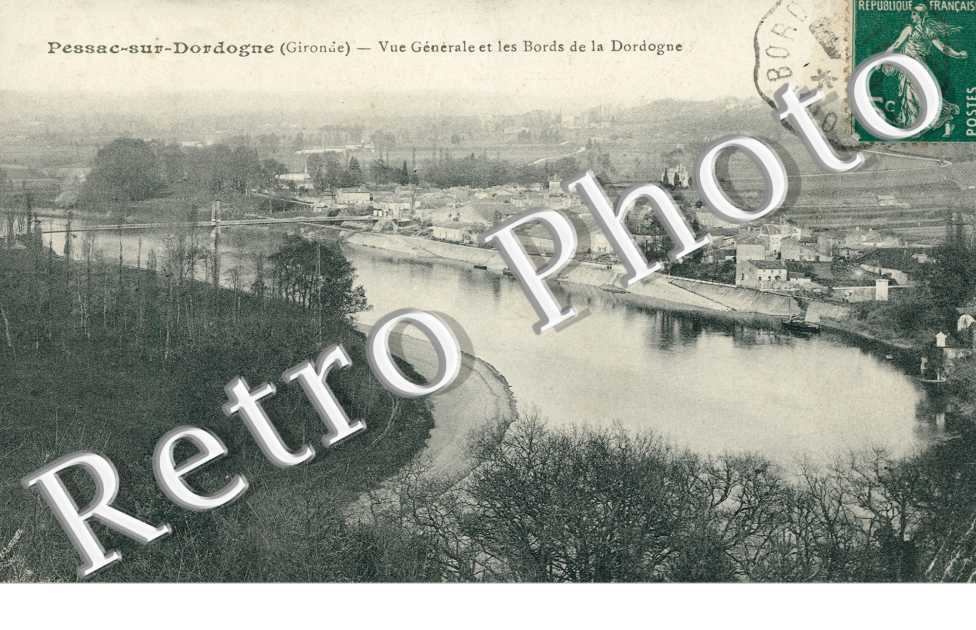 Vue generale et bords de la Dordogne