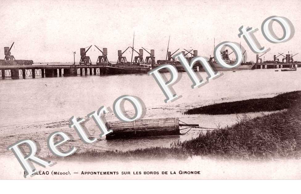 Appontements sur les Bords de la Gironde