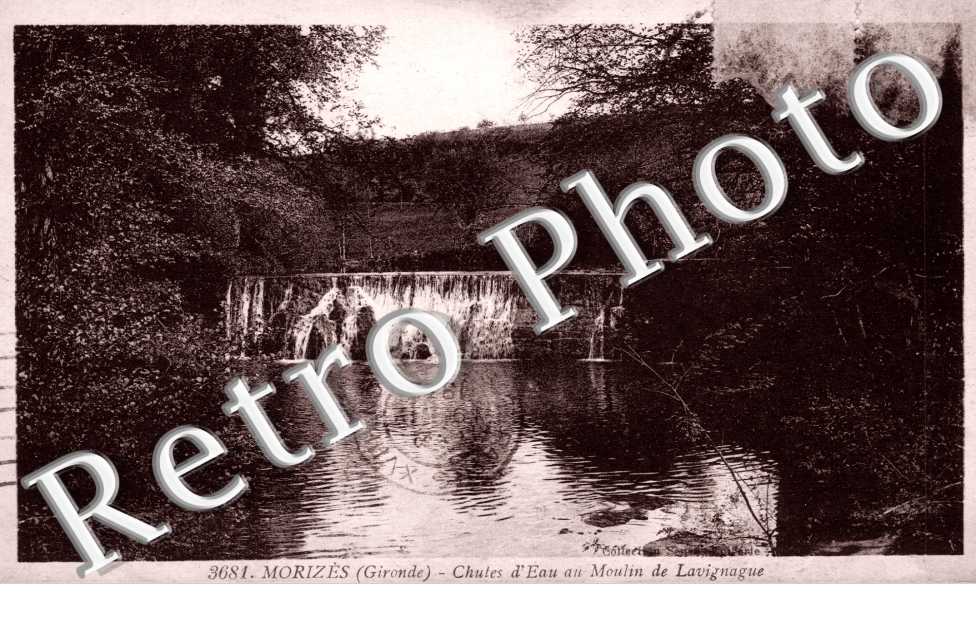 Chute d'eau au moulin de Lavignague