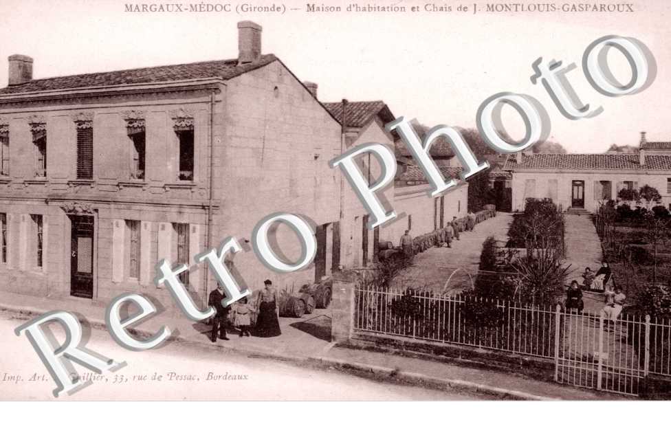Maison d'habitation et Chais de J. Montlouis-Gasparoux