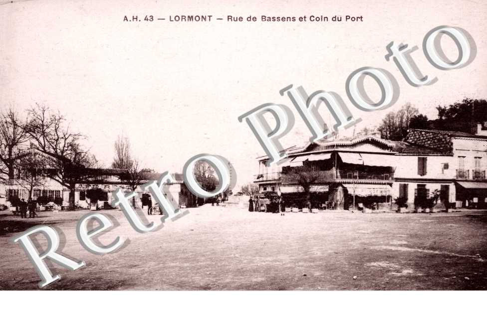 Rue de Bassens et coin du port
