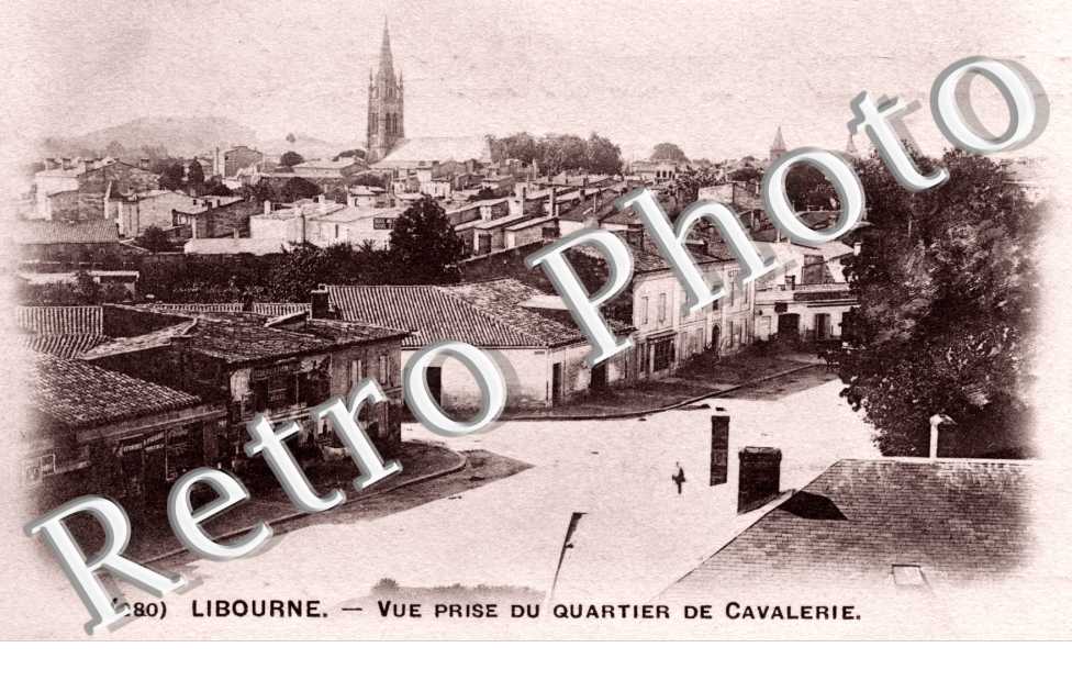Vue prise du quartier de cavalerie