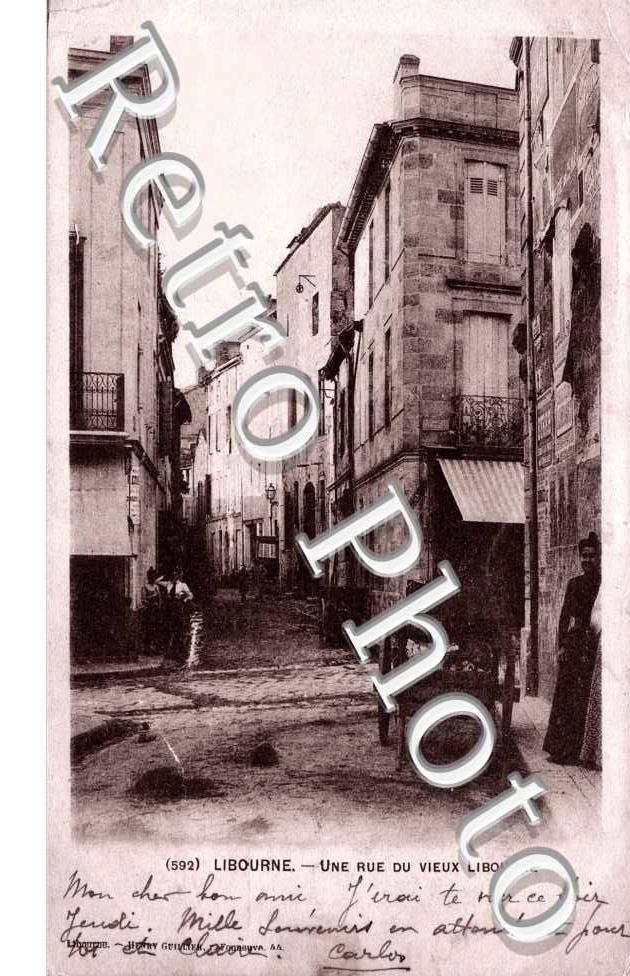 une rue du vieux Libourne
