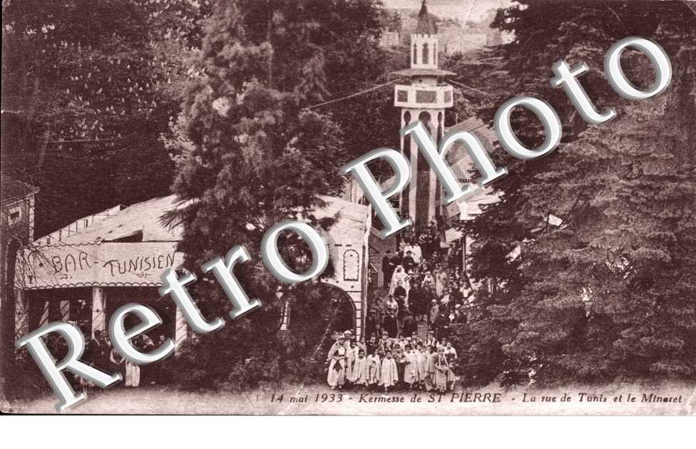14 mai 1933 - Kermesse st-Pierre - rue de Tunis et Minaret