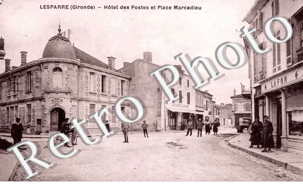 Hotel des postes et Place Marcadieu