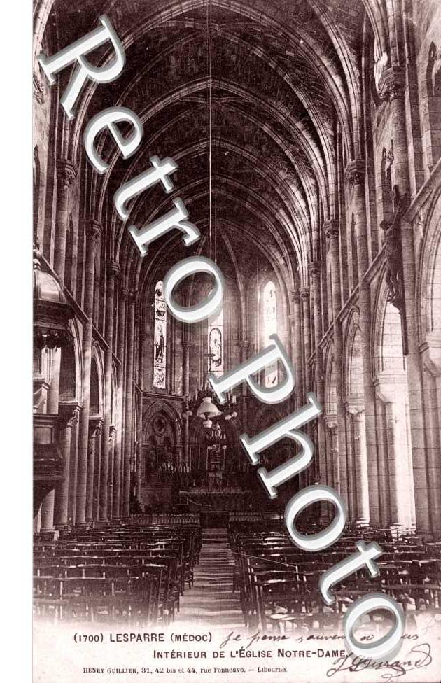 Interieur de l'Eglise Notre Dame