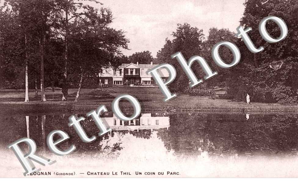 Chateau le Thil - un coin du parc