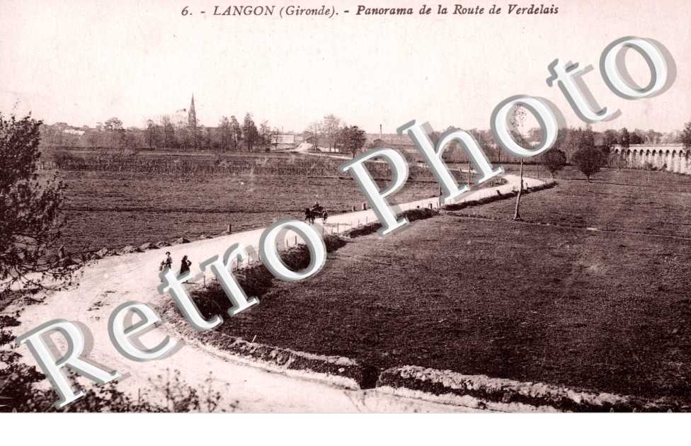 panorama de la route de Verdelais