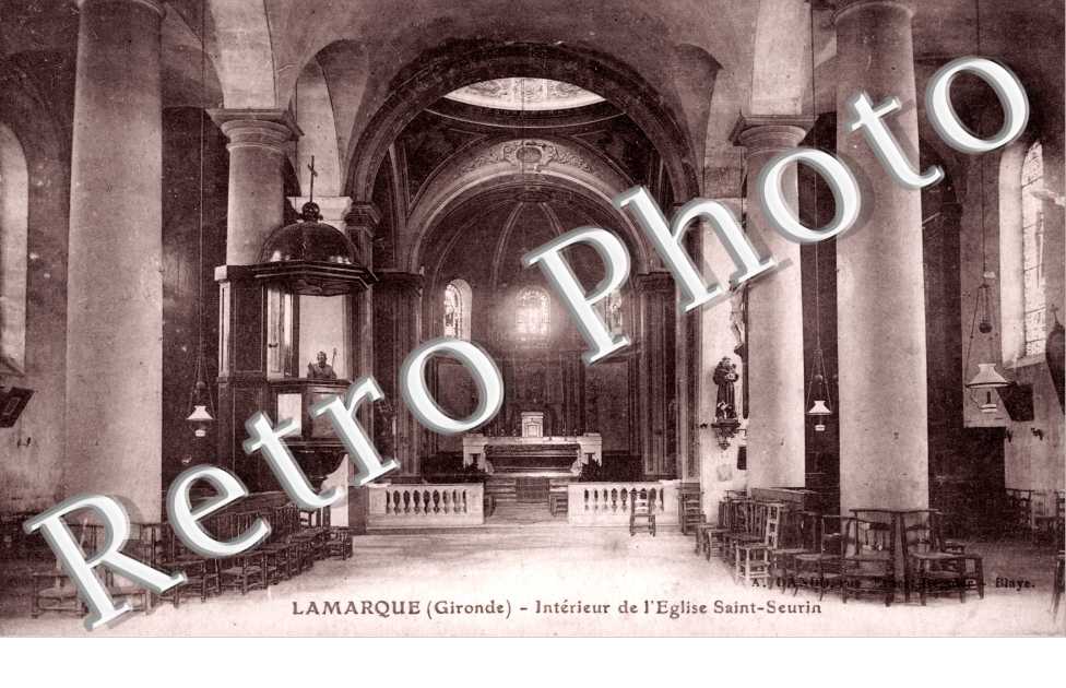 Interieur de l'Eglise Saint Seurin