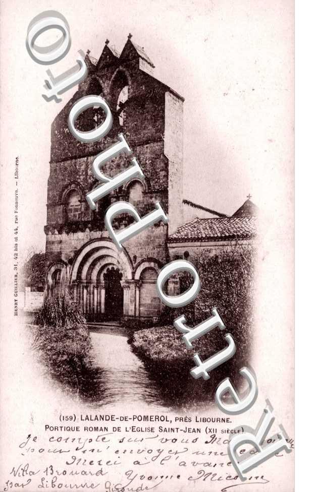 Portique de l'Eglise St Jean