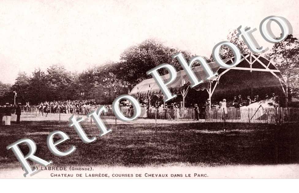 Chateau de Labrede, Courses de Chevaux dans le Parc