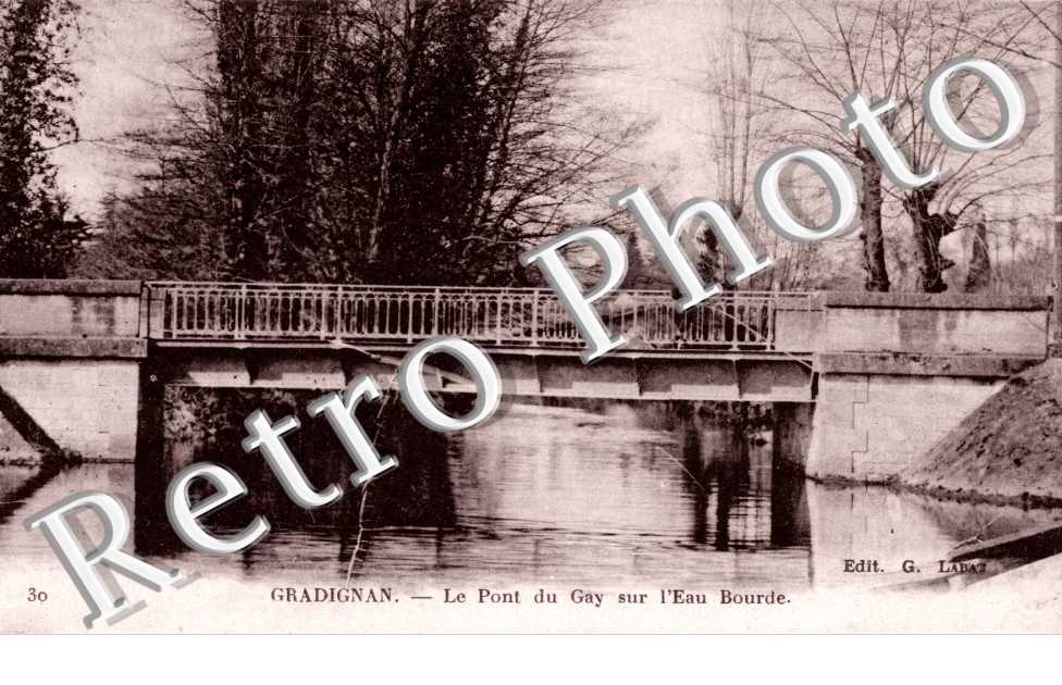 le Pont du Gay sur l'Eau Bourde