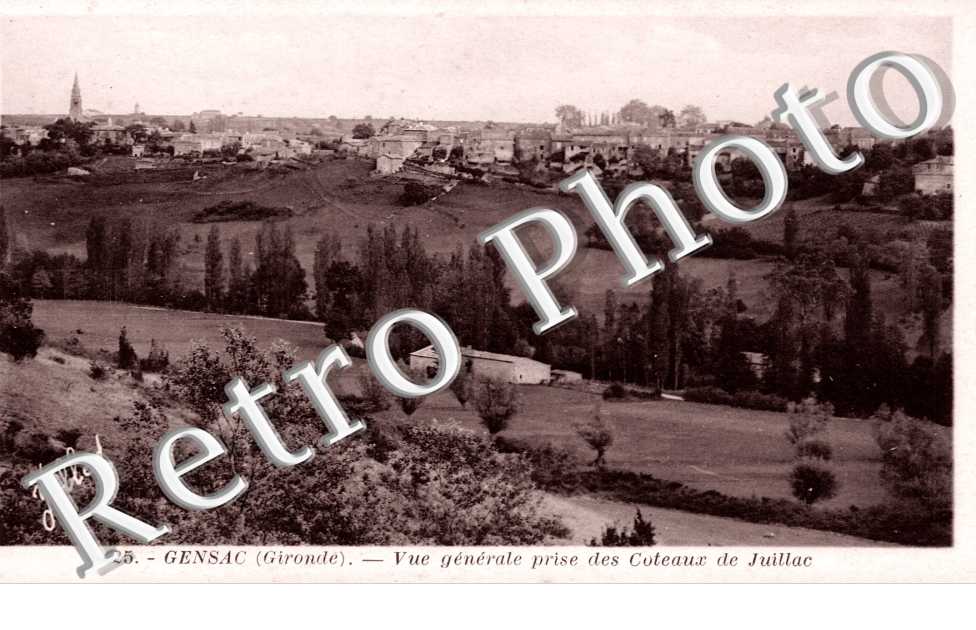 Vue generale prise des Coteaux de Juillac