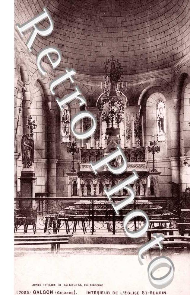 Interieur de l'Eglise St Seurin