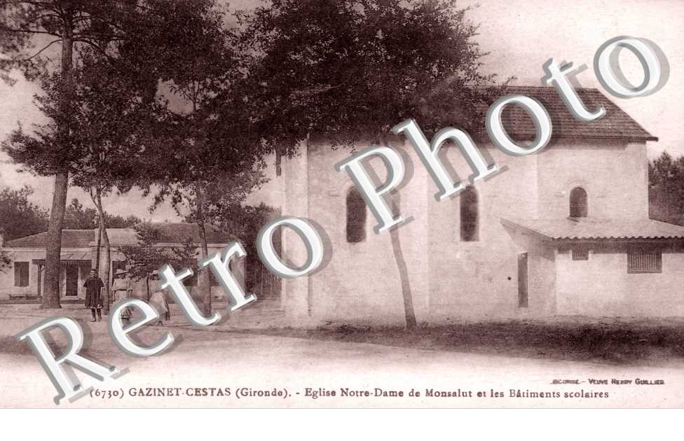Eglise Notre Dame de Monsalut et les Batiments scolaires