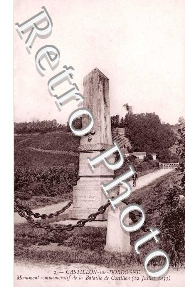 Monument commemoratif de la bataille de Castillon 1453