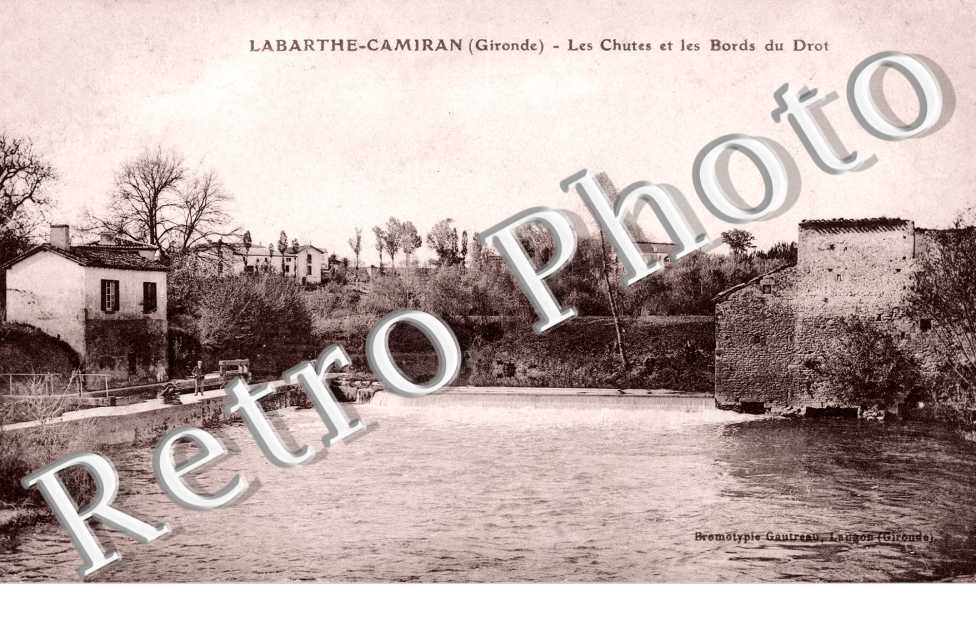 Les chutes et les bords du Drot