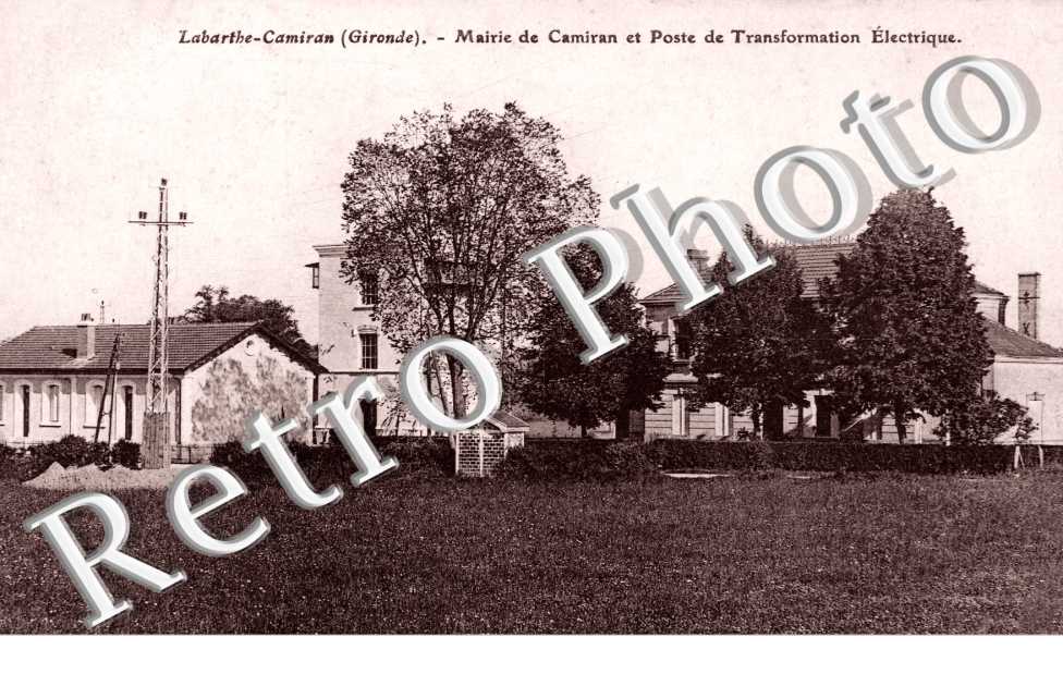 mairie et Camiran et poste de transformation electrique
