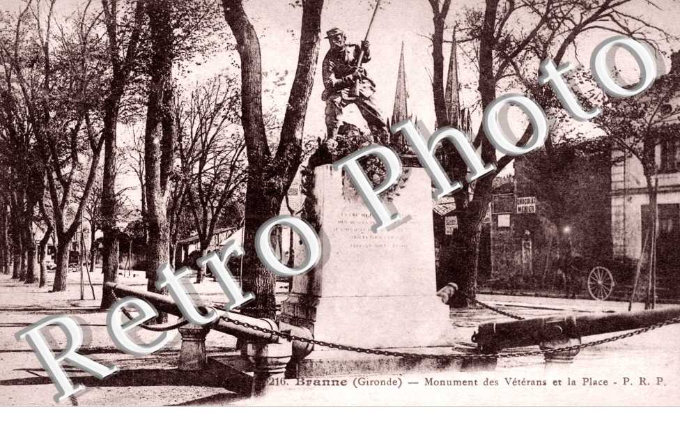 Monument des veterans et la place