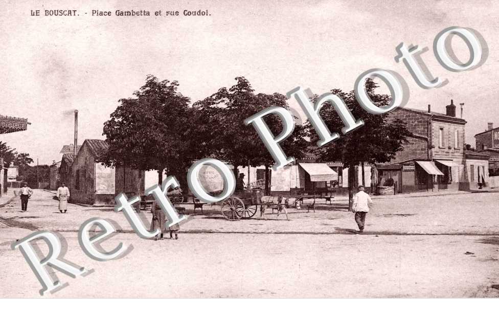 Place Gambetta et rue Coudol