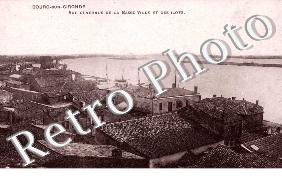 Vue generale de la basse ville et des Ilots