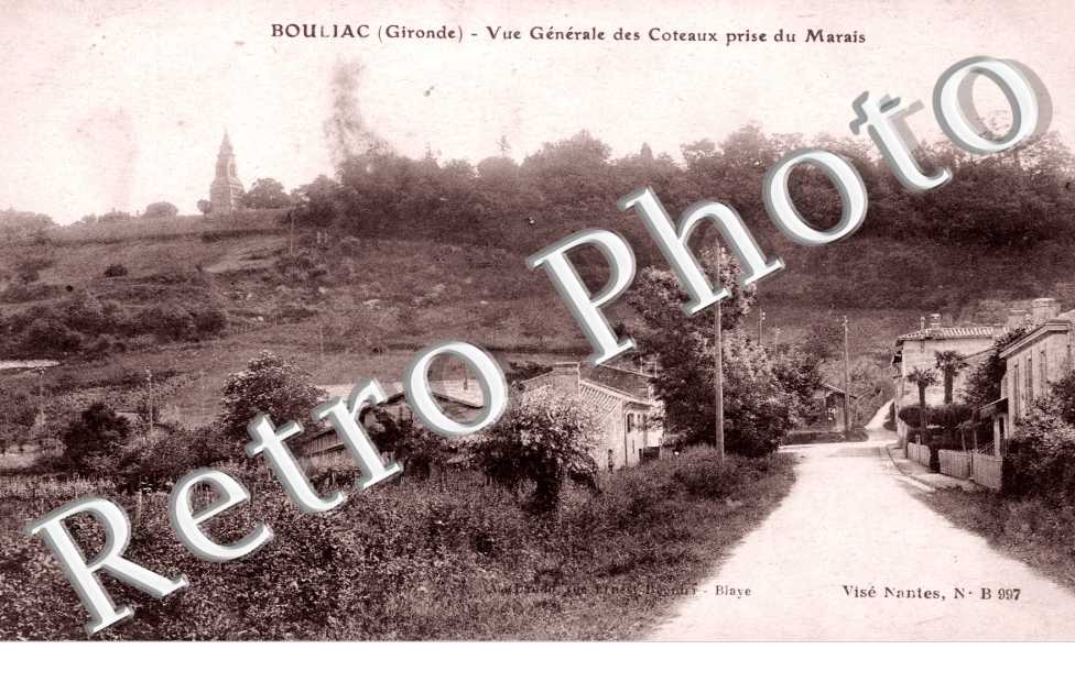Vue generale des coteaux prise du Marais
