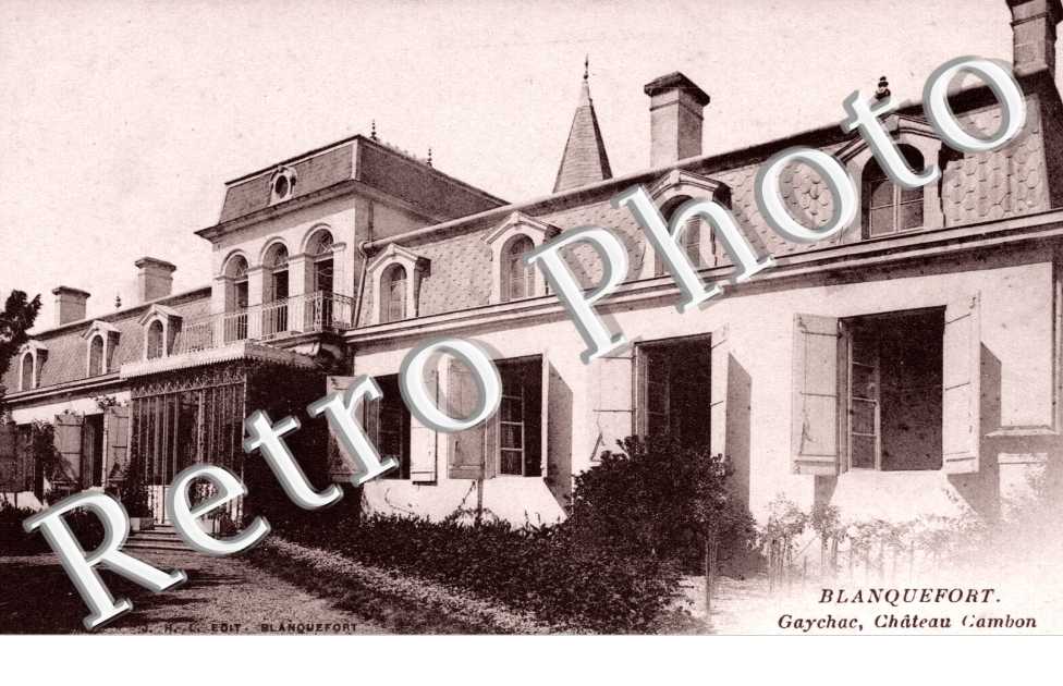 gaychac, chateau cambon