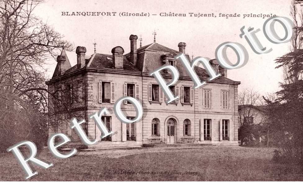 chateau Tujeant, facade principale