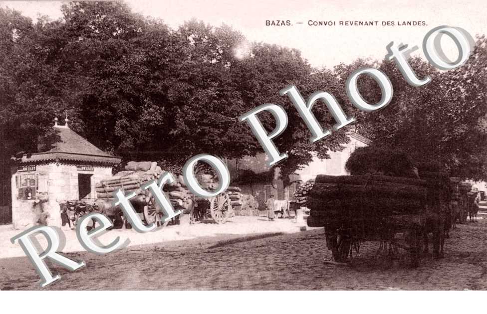convoi revenant des landes
