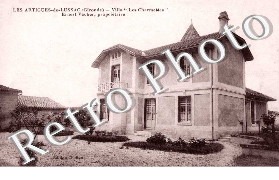 Villa "les Charmettes" Ernest Vacher proprietaire