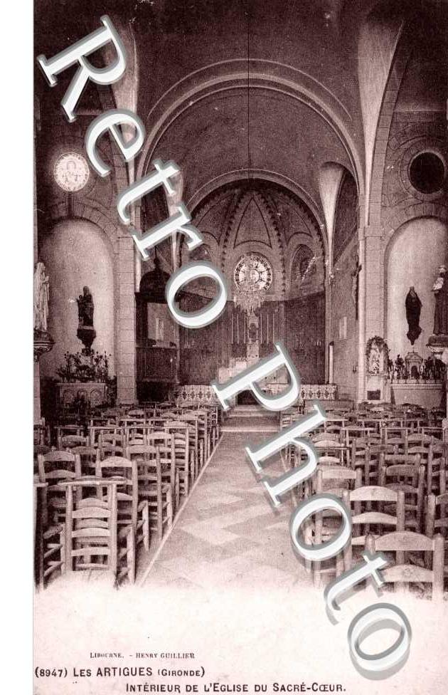 Interieur de l'eglise du sacre-coeur