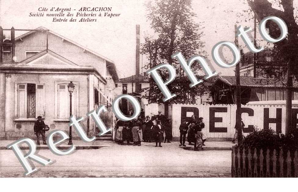 Societe nouvelle des pecheries a vapeur - entree des ateliers