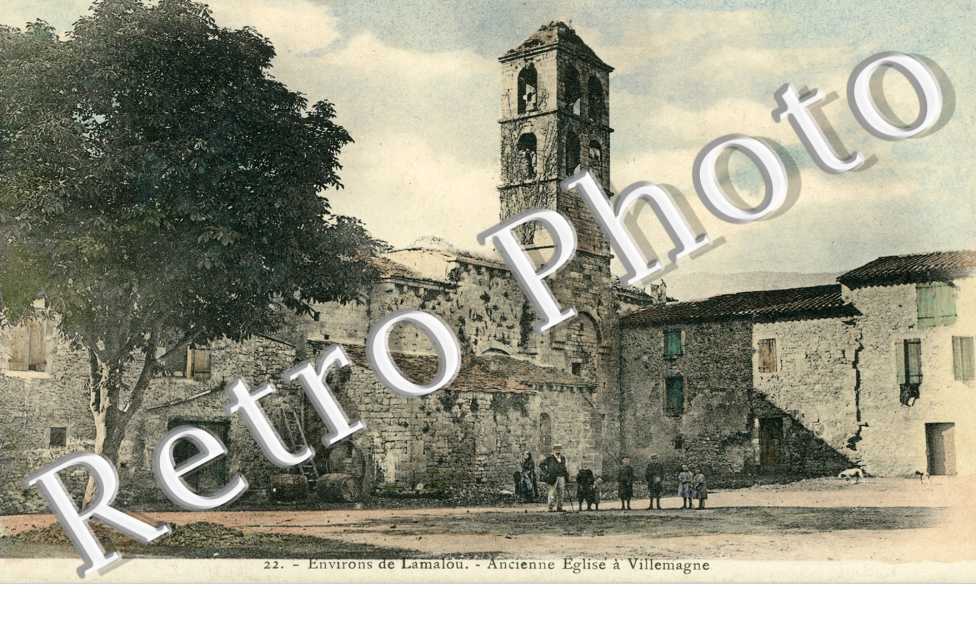 environs de Lamalou, ancienne eglise a Villemagne