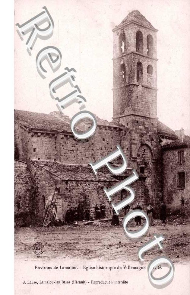 eglise historique de Villemagne, environs de Lamalou