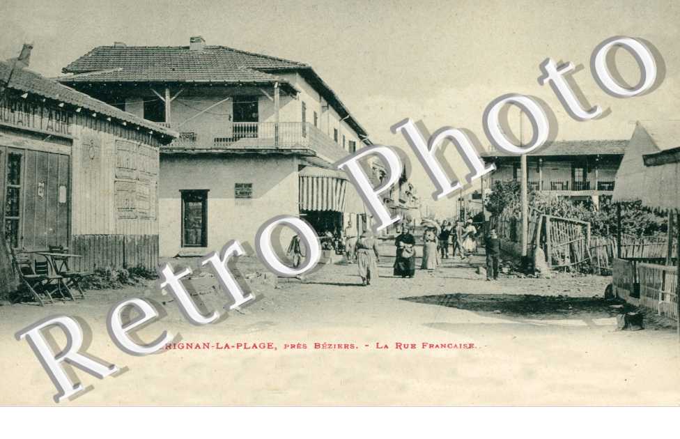 la plage, pres Beziers, la rue Francaise