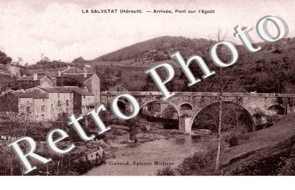 arrivee, pont de l' Agout