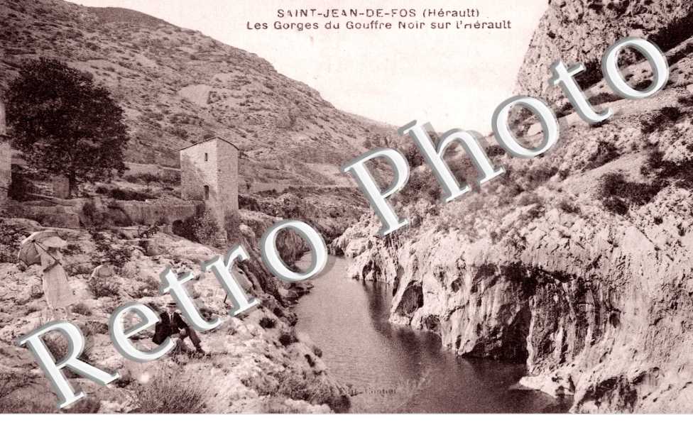 Les gorges du Gouffre noir sur l'Herault